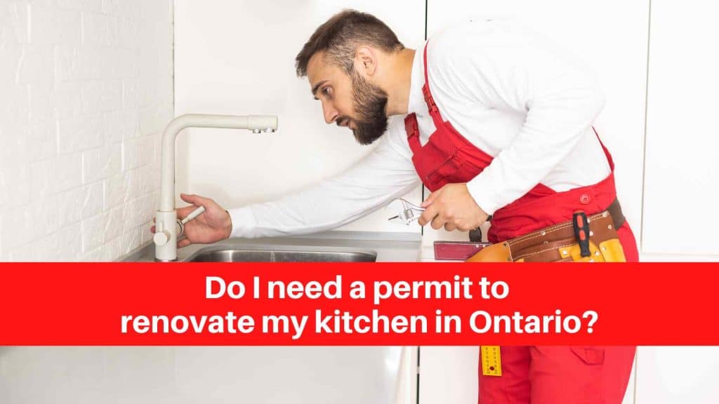 Do I need a permit to renovate my kitchen in Ontario